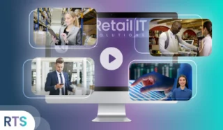 Innovative Retail IT Solutions on a Computer Screen.